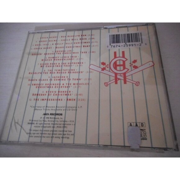 Christmas Hits Various artists CD MCA records 1990 damaged case - Picture 2 of 5